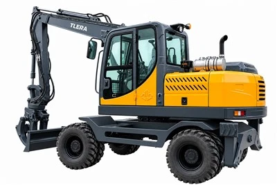 TLERA graafmachine op wielen van 11,8 ton
